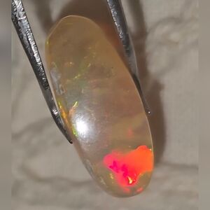 Ethiopian Opal Cab with Vibrant Hues